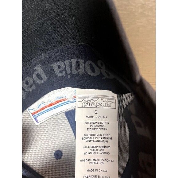 Patagonia Up & Out Roger That Hat Blue 73 logo Sz Small RARE - Picture 4 of 4